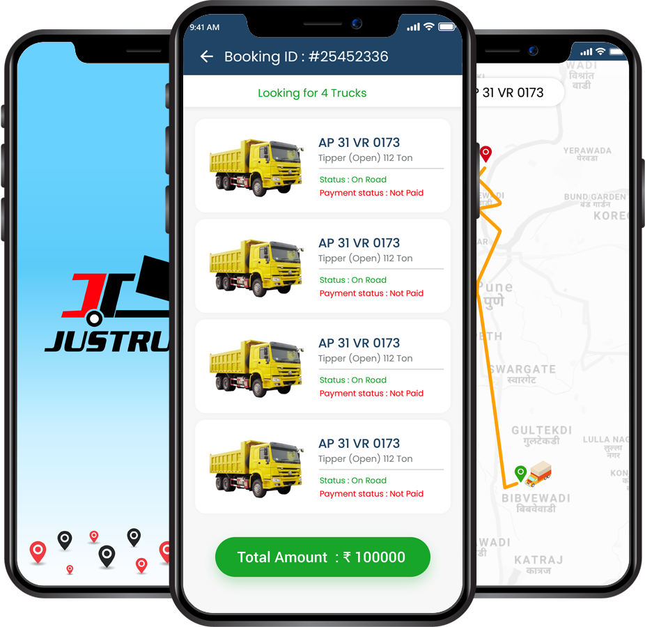 logistics app design